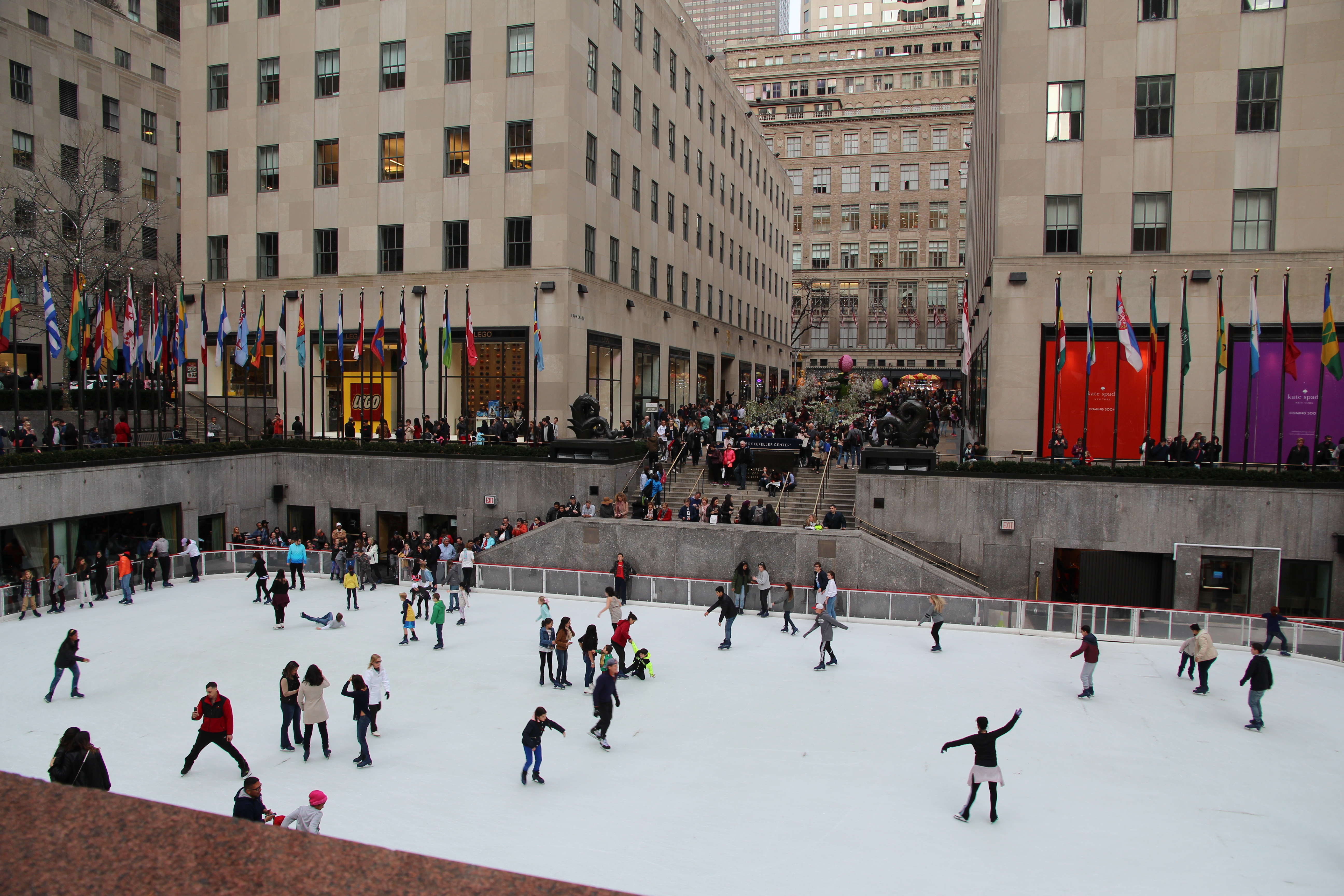Ice rink near Rockefeller Center